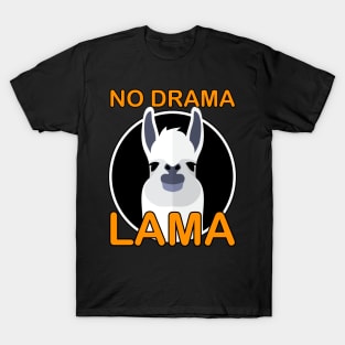 No Drama Lama Alpaka Lamas Funny T-Shirt